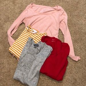 Lot of 4 maternity shirts